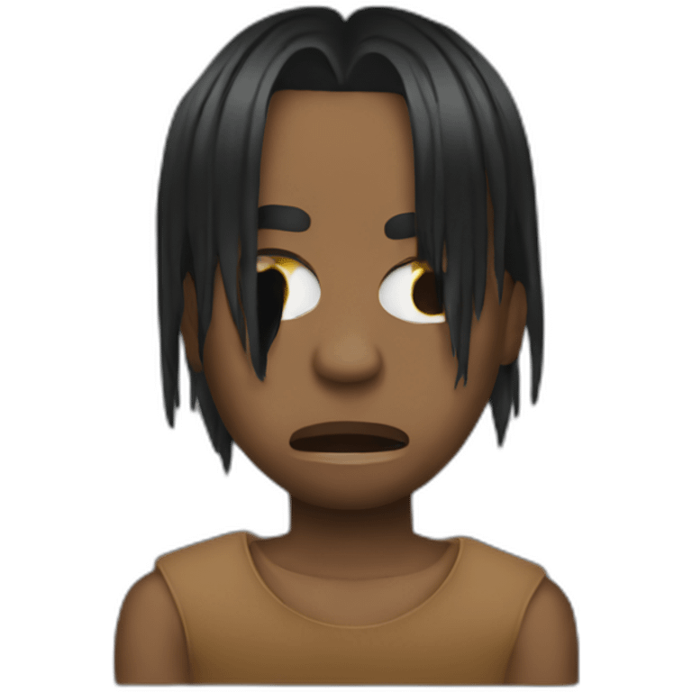 Travis Scott crying emoji