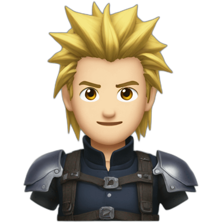 Final Fantasy 7 Zack Fair emoji