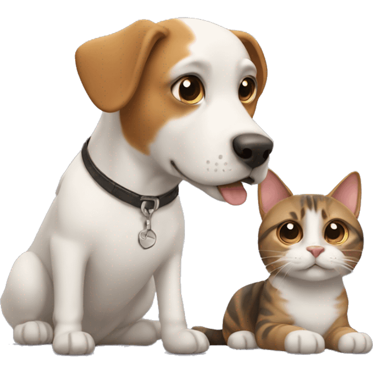 Dog and cat emoji