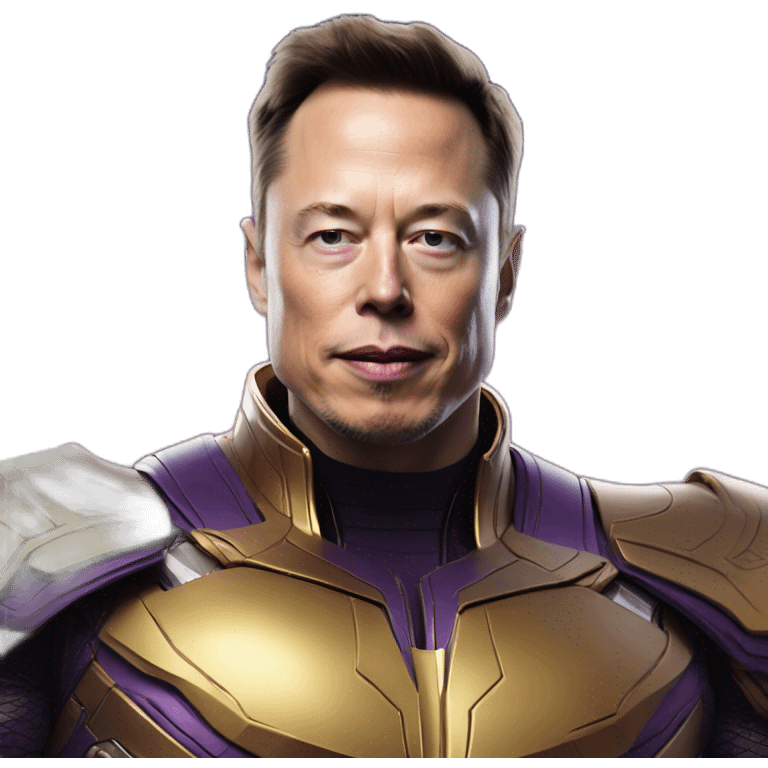 Elon musk as thanos emoji