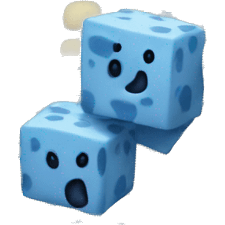 Blue chees emoji