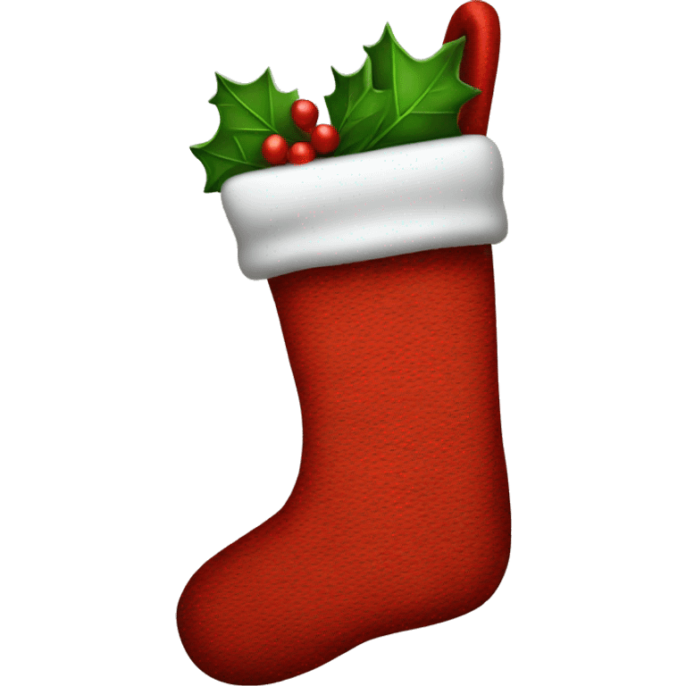 Christmas stocking emoji