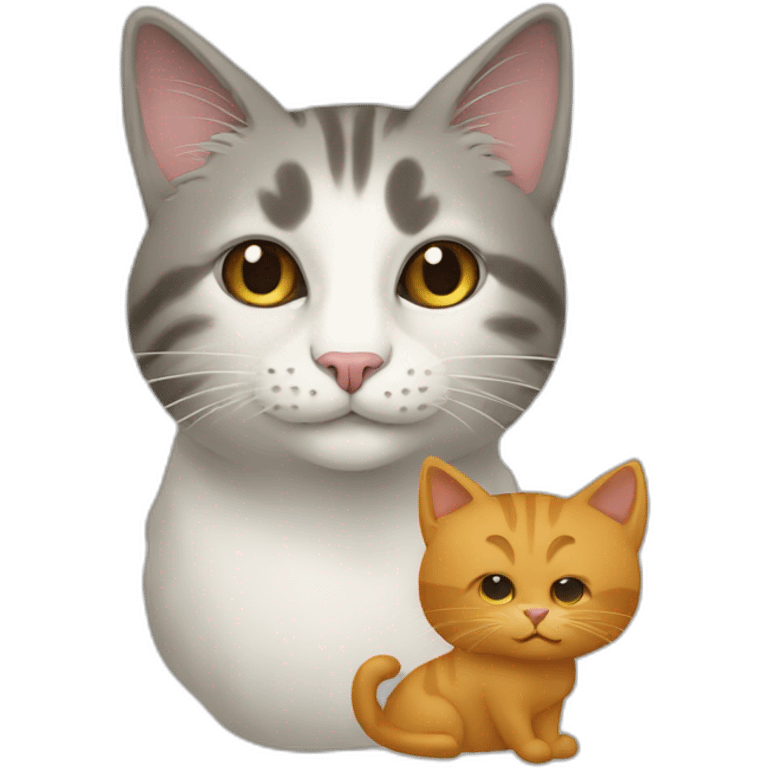 the cat and khadi emoji