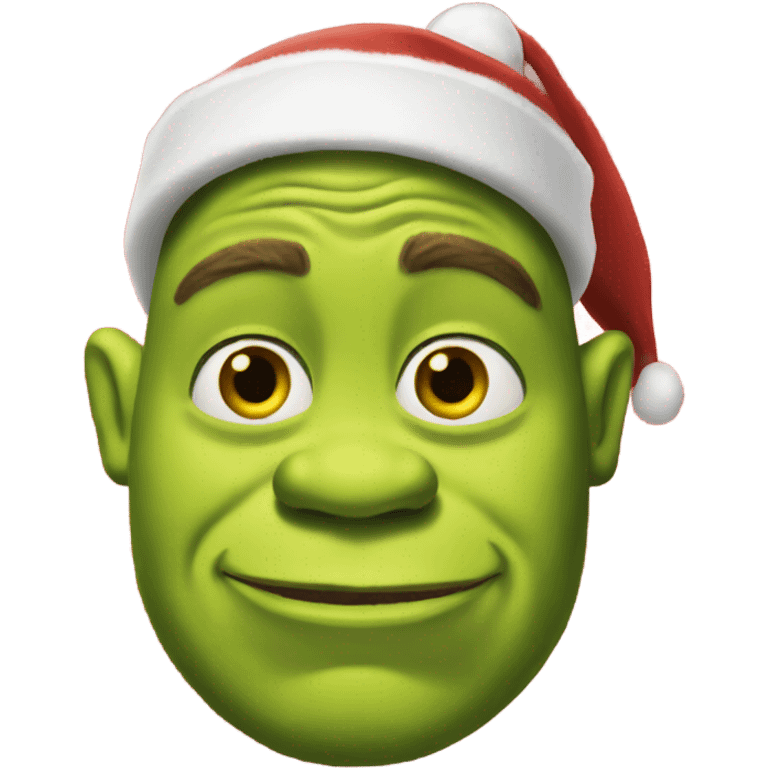 Christmas shrek  emoji