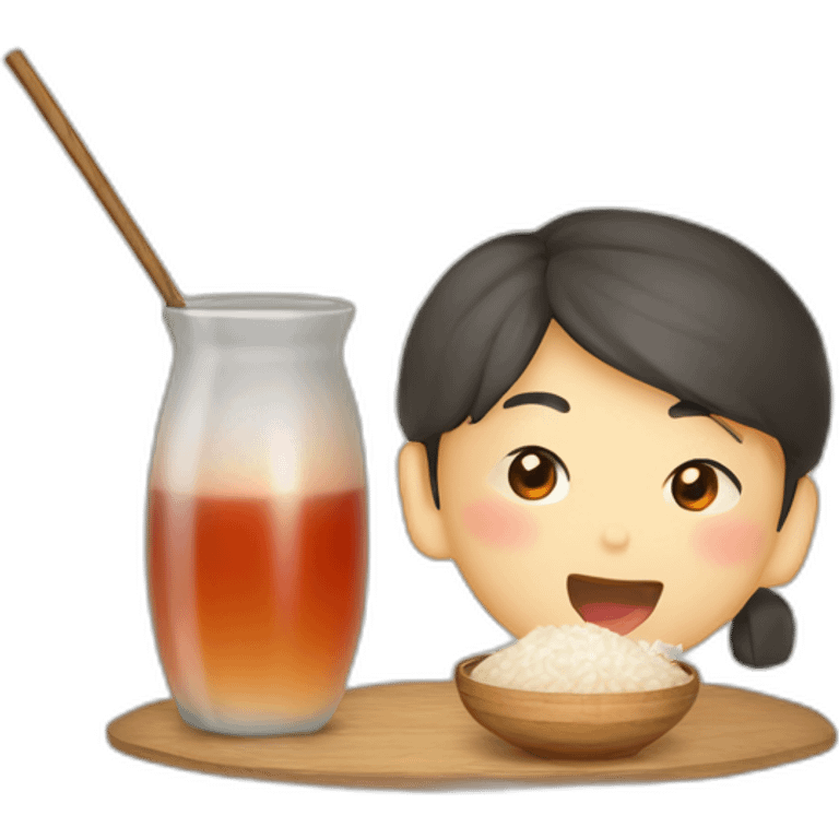 막걸리, drink, rice wine emoji