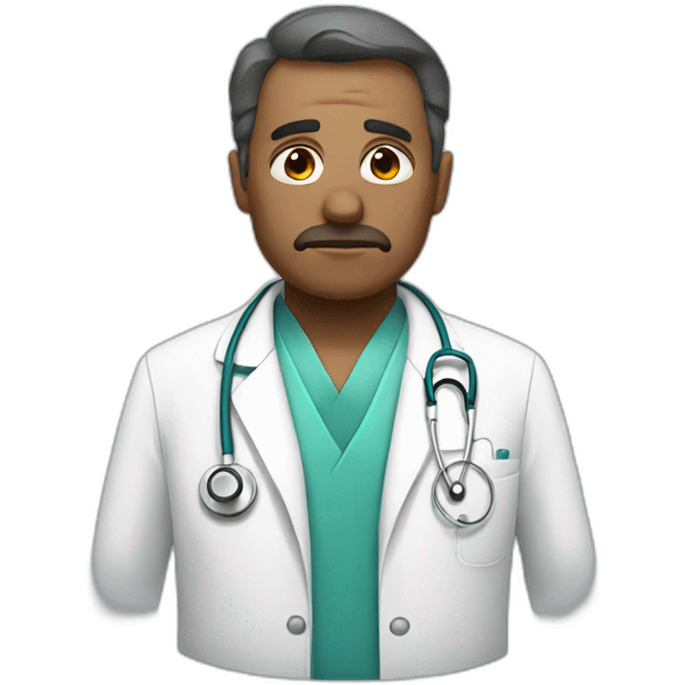 sad doctor emoji