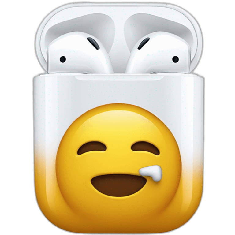 AirPods sur un iPhone  emoji