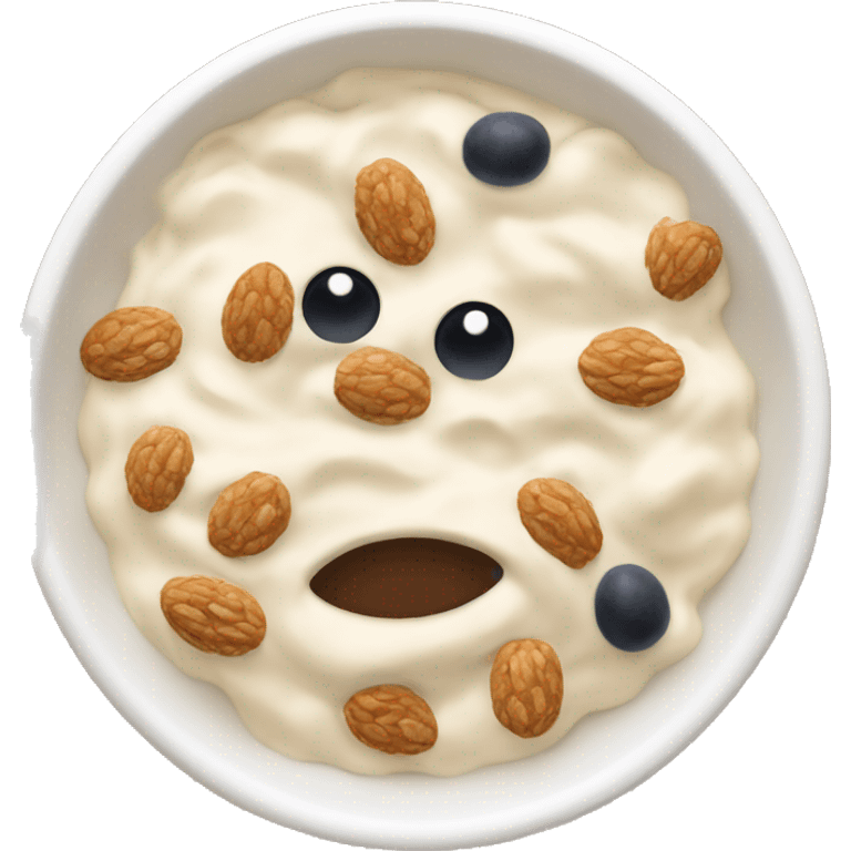 muesli with oatmilk emoji