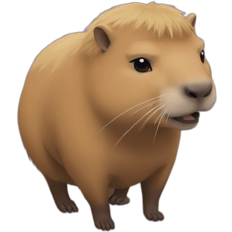 capybara dégiser en Naruto emoji