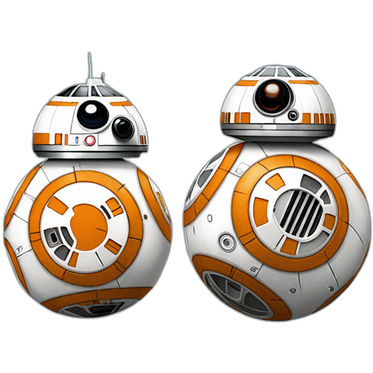 R2-D2 and BB-8 emoji