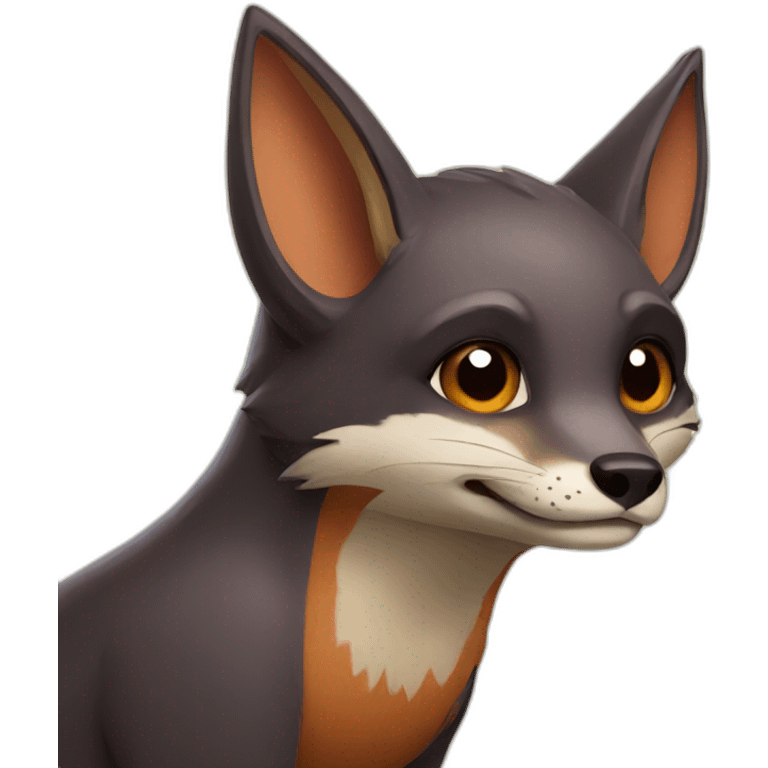 bat fox otter emoji