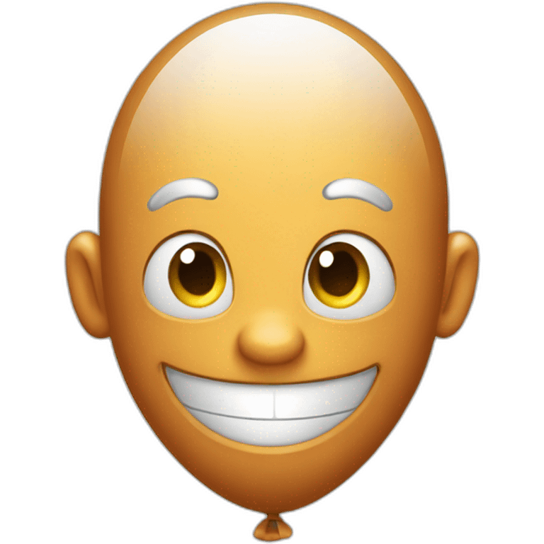 Balloon smiling emoji