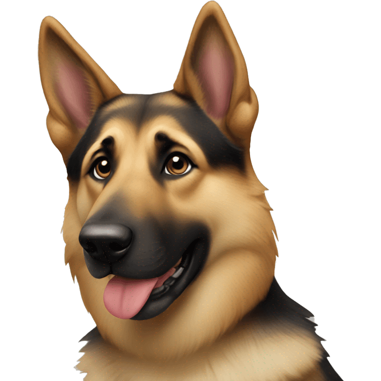 german shepherd husky mix emoji