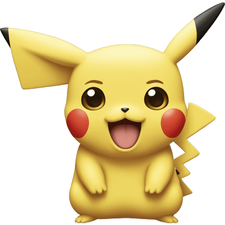 Pikachu, do you know your dad ￼￼ emoji