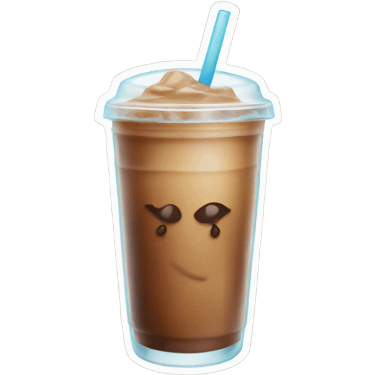 Iced coffee emoji