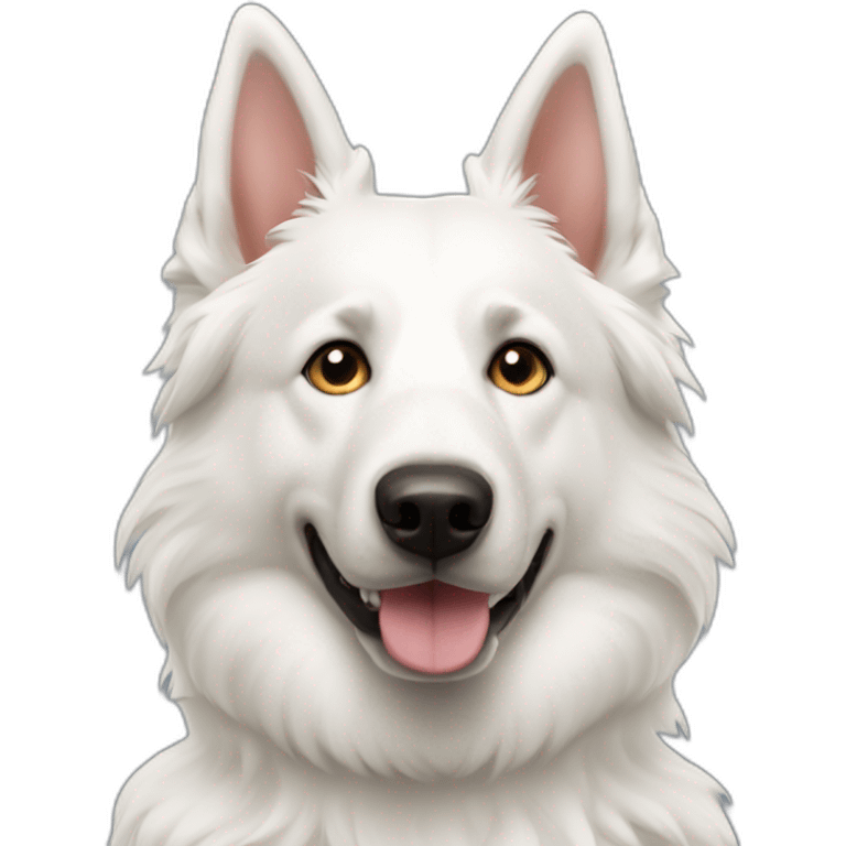 white-swiss-shepherd-dog emoji