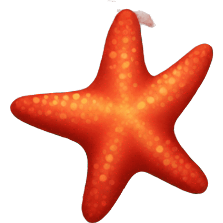 Red starfish emoji