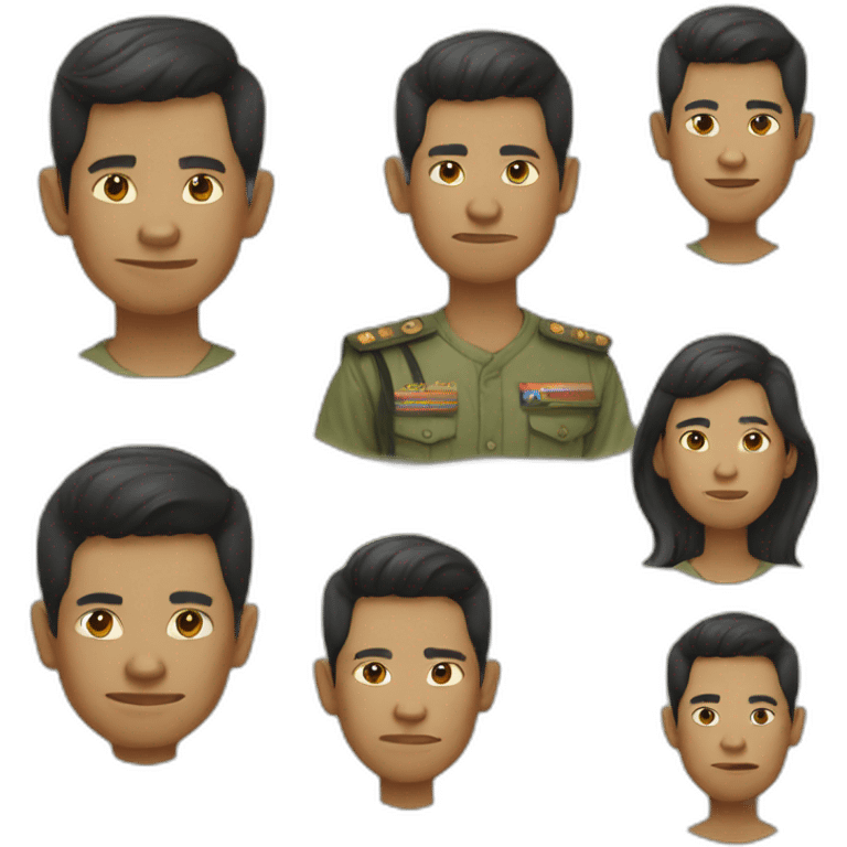 Cambodia people one emoji