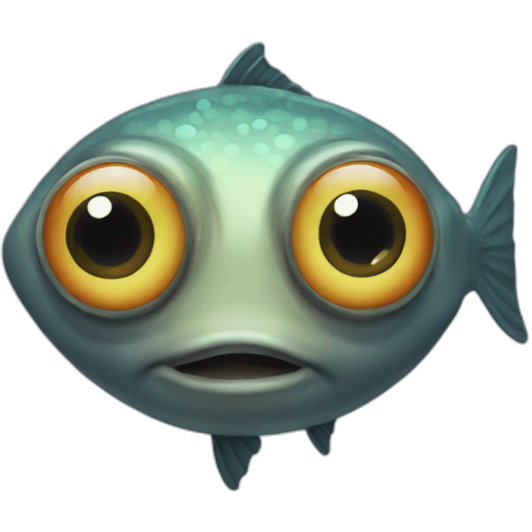 3 eyed fish emoji