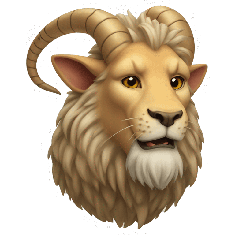 Chimera, a combination of a lion, a snake and a goat emoji