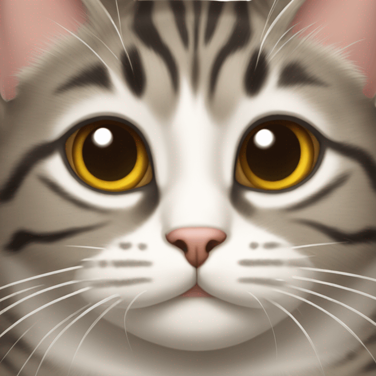 tabby main coone cat emoji