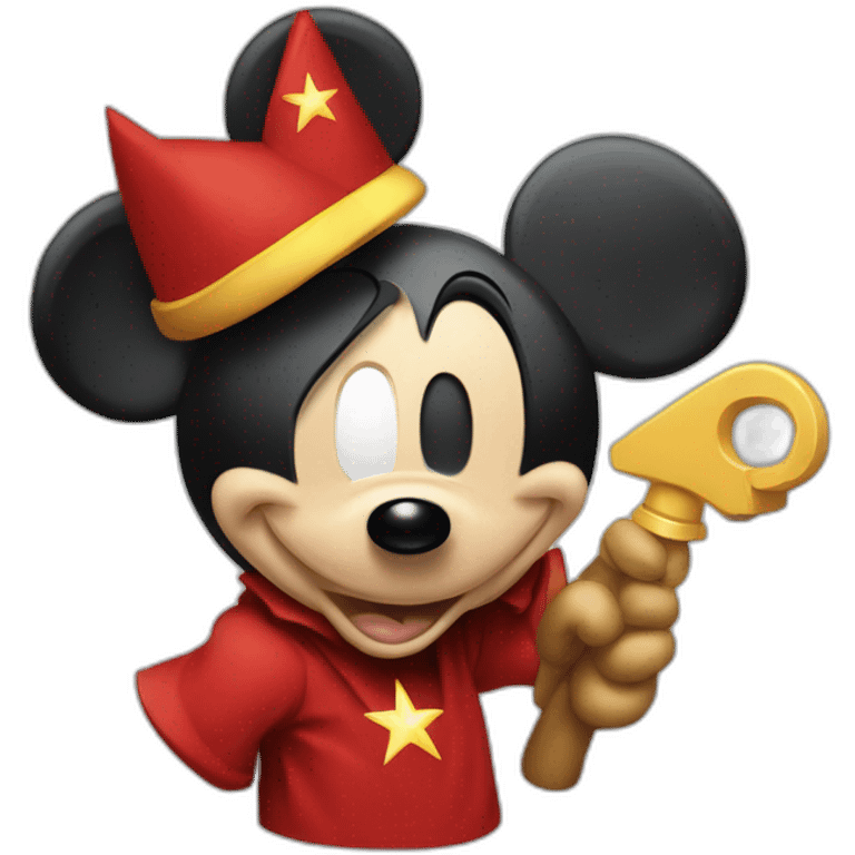 mickey mouse-comunista-hoz y martillo emoji