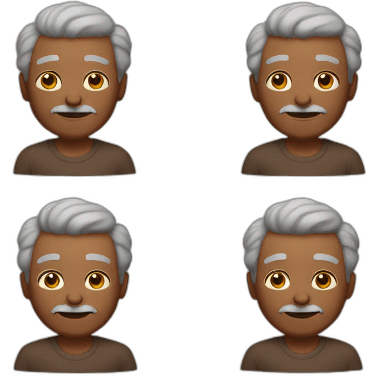 granpa brown skin emoji