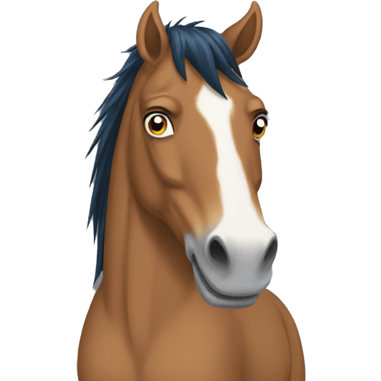 Bojack the horse but gay   emoji