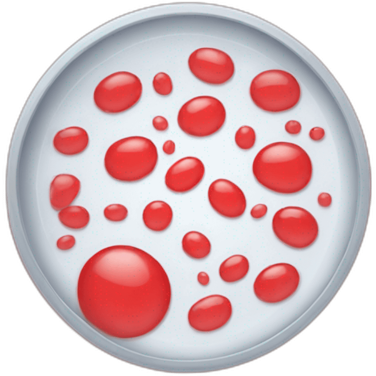 Petri Dish red emoji