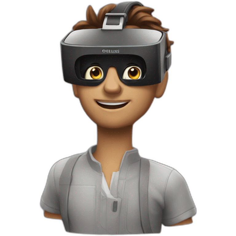 Meta quest oculus vr headset emoji