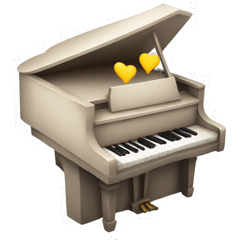 Sweet piano emoji