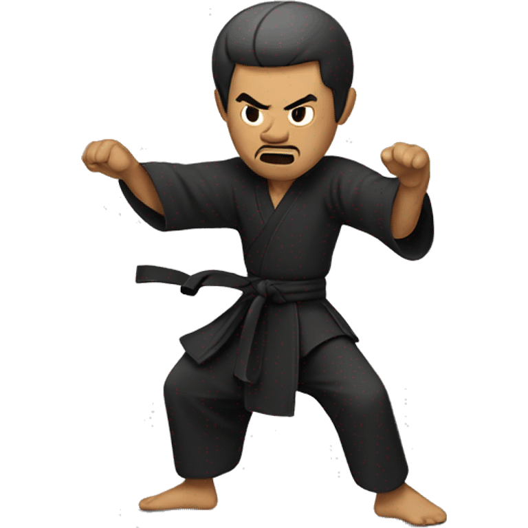 kung fu man emoji