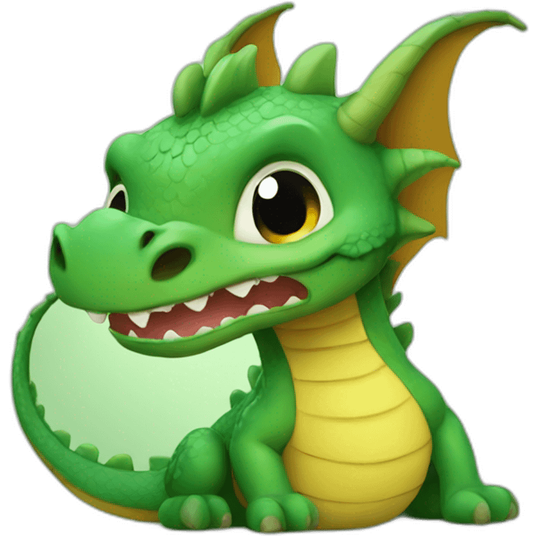 dragon cute baby emoji