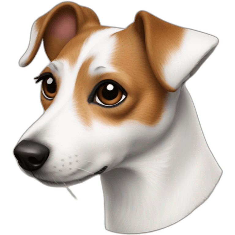 lady jack russell emoji