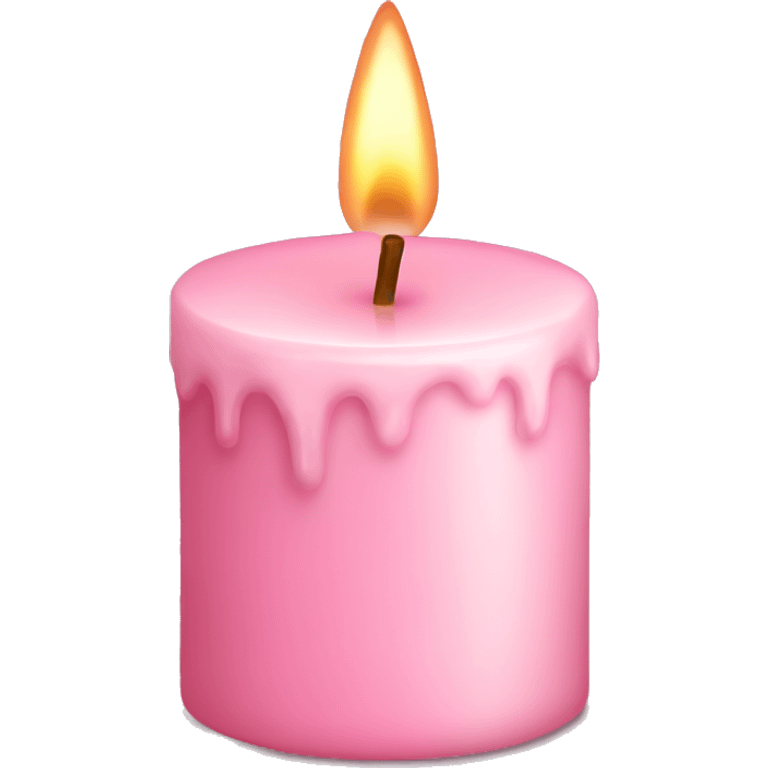 light pink candle  emoji