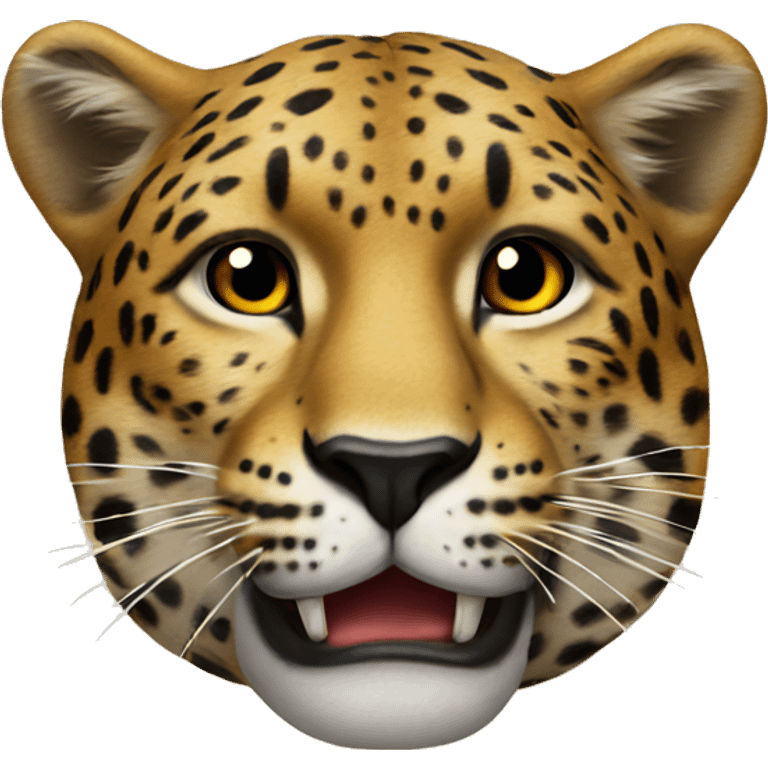 leopardo con cigarro emoji