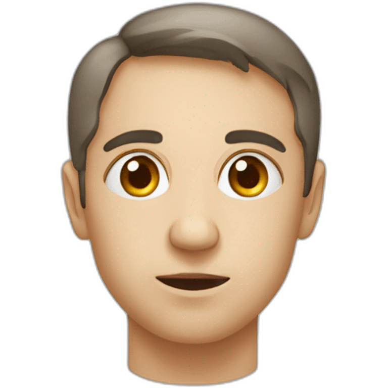 An optométriste with a strabismus emoji