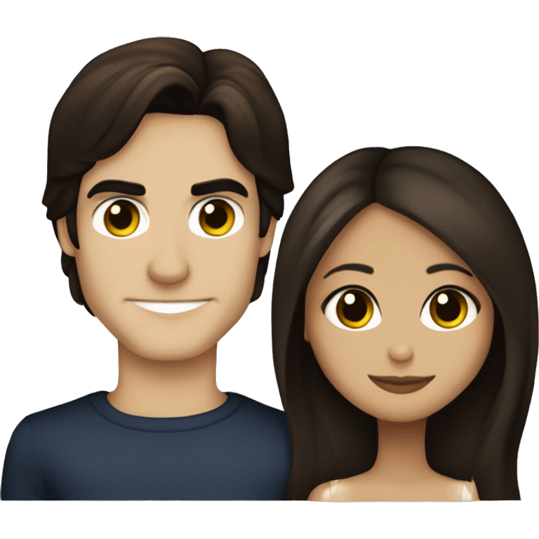 Elena Gilbert and damon Salvatore  emoji