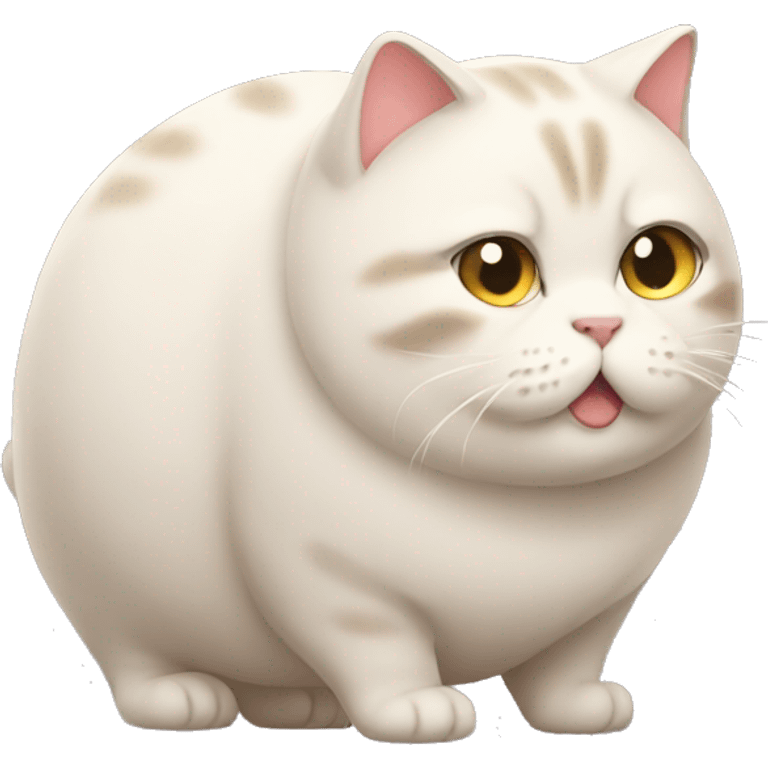 chubby cat  emoji