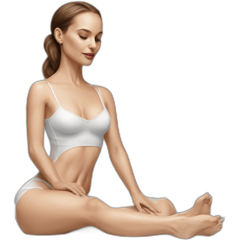 sexy natalie portman posing anatomy body art class emoji