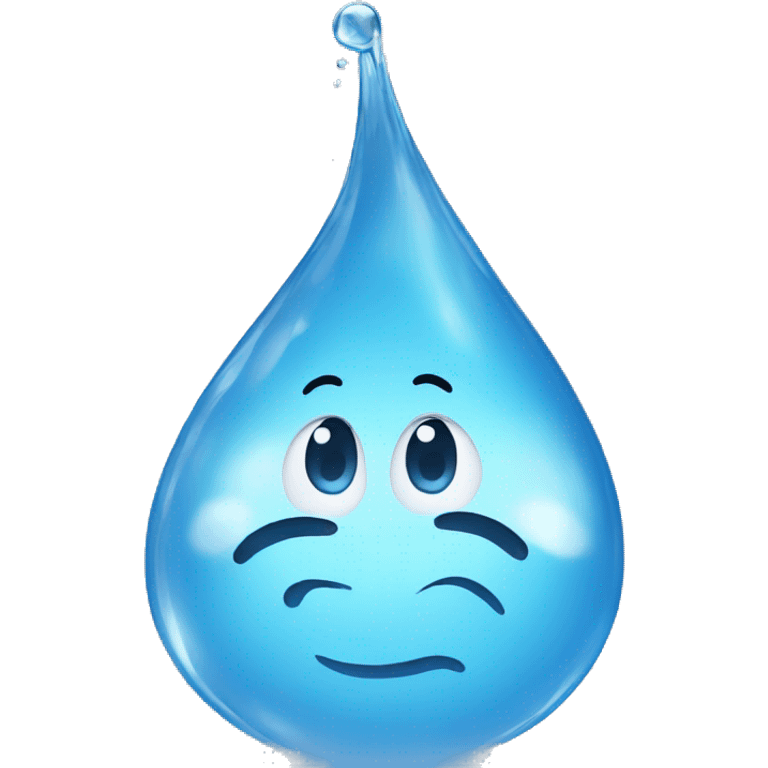 Water drop  emoji