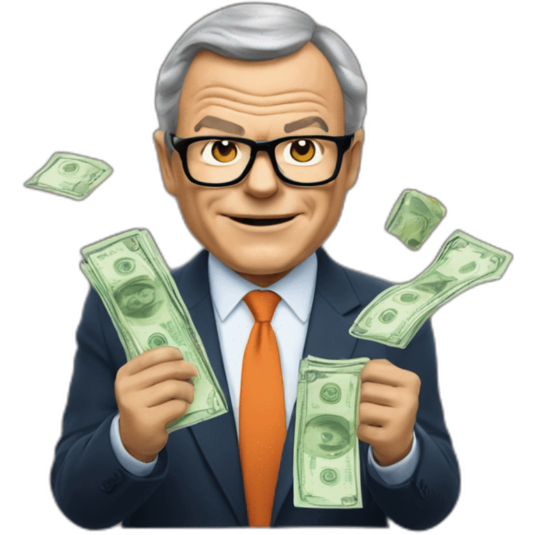 sir martin sorrell burning money emoji