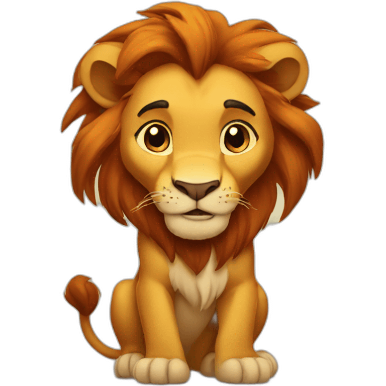 Lion king emoji