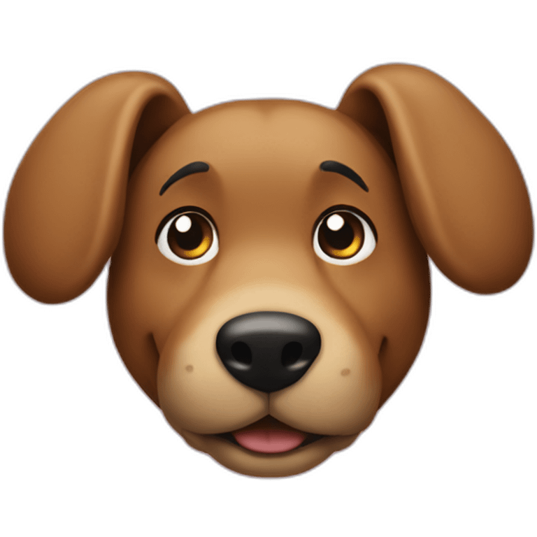 dog shaped mickey emoji