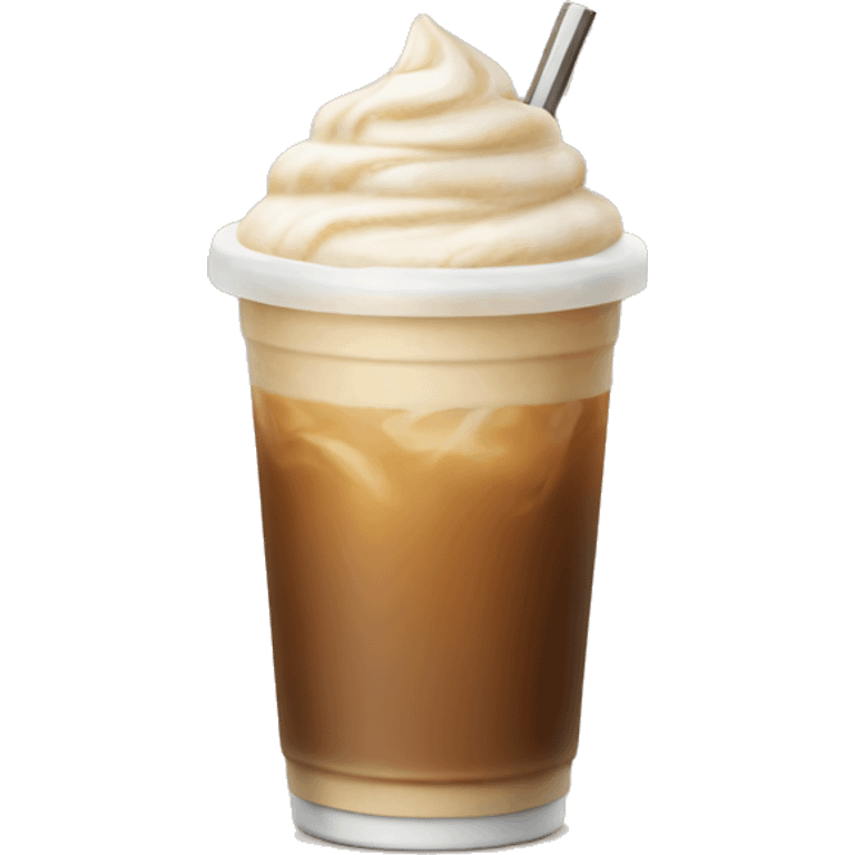 Iced coffee latte emoji