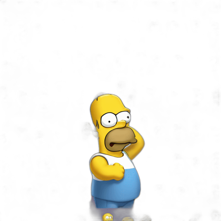 Homer simspon emoji