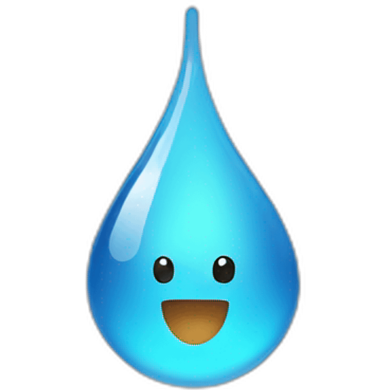 Water drop emoji