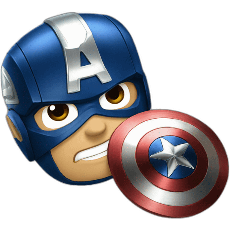 milei como capitan america emoji