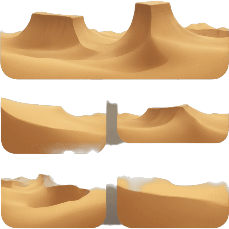 Sandy desert emoji