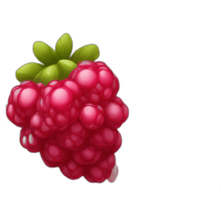 Le fruit framboise emoji